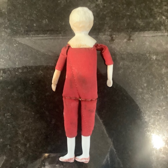 Porcelain and Cloth Made in Japan Doll - Picture 2 of 6